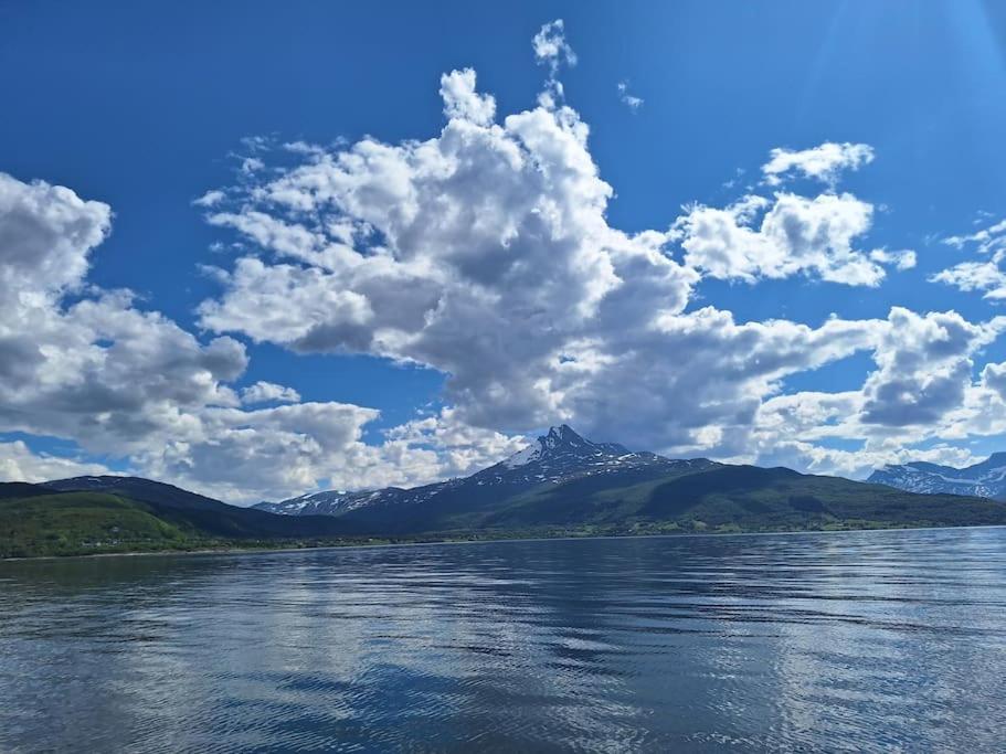 Privat Leilighet Pa Gard Med Badstue Og Nordlys Narvik Kültér fotó