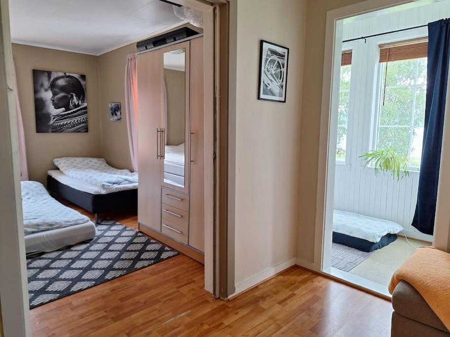 Privat Leilighet Pa Gard Med Badstue Og Nordlys Narvik Kültér fotó